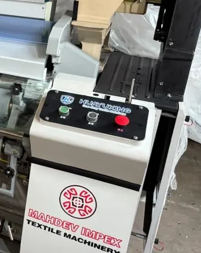 Control panel and electronics on a Mahadev Impex branded loom